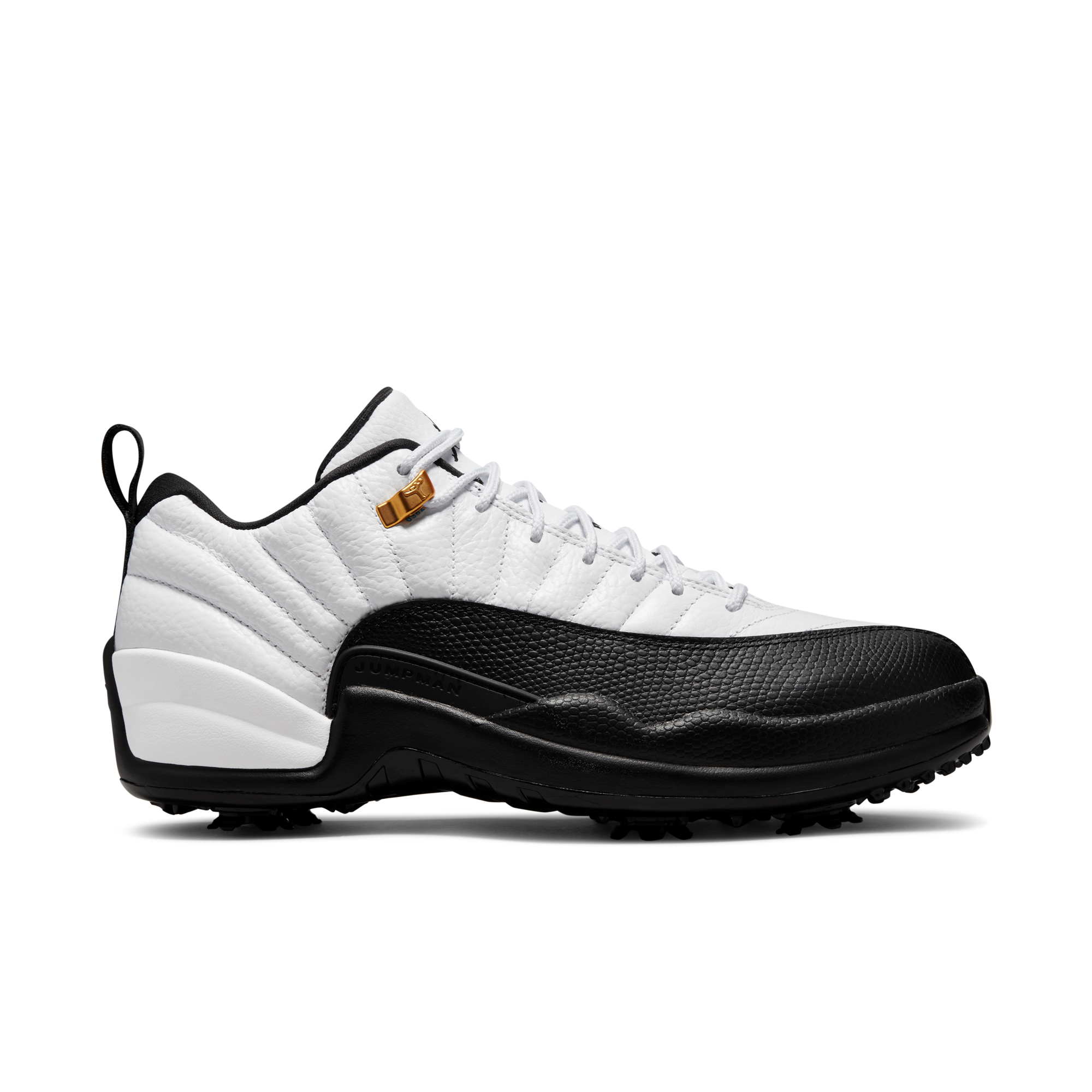 Air Jordan XII Low Spiked Golf Shoe - White